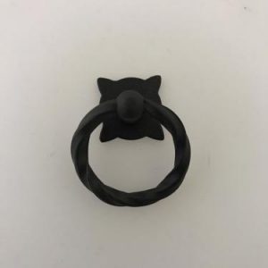 Ringhandtag 43mm smide/svart