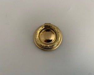 Ringhandtag mässing 33mm ø